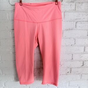 Victoria Sport Victorias Secret Leggings Medium Womens Pink/Orange Knockout Crop
